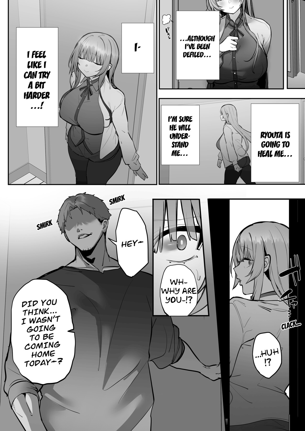 Hentai Manga Comic-Tsubaki falls into depravity after being cuckolded by her brother-in-law-Read-51